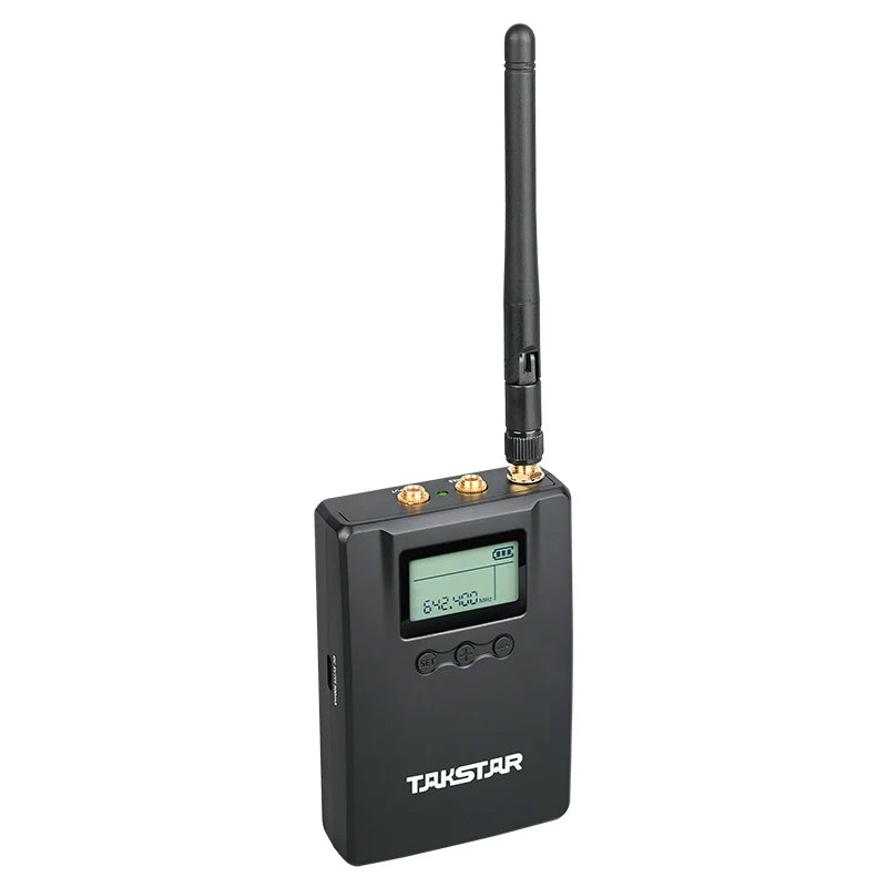 Takstar Sgc-200w R1 Sistema Micrófono De Solapa Inalámbrico 1TX X 1RX