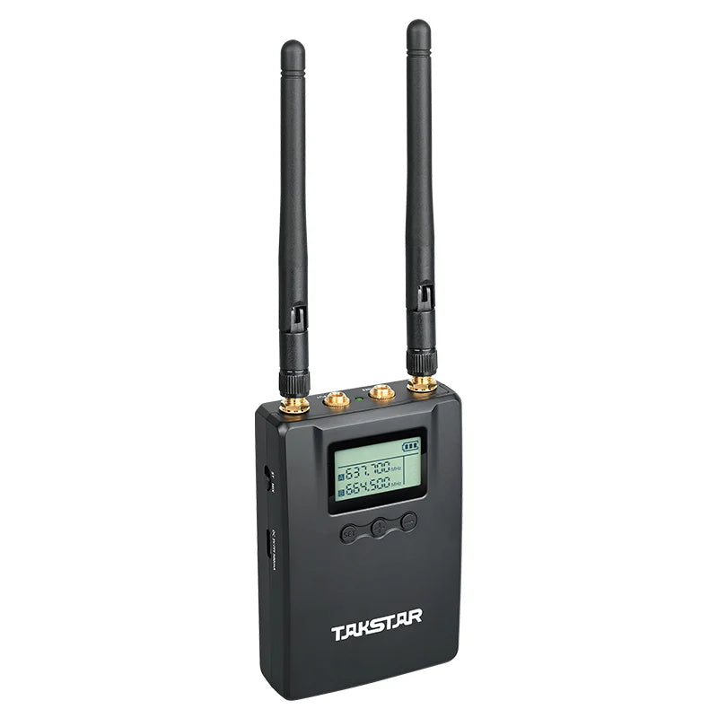 Takstar Sgc-200w R2 Sistema Micrófono De Solapa Inalámbrico 2TX X 1RX