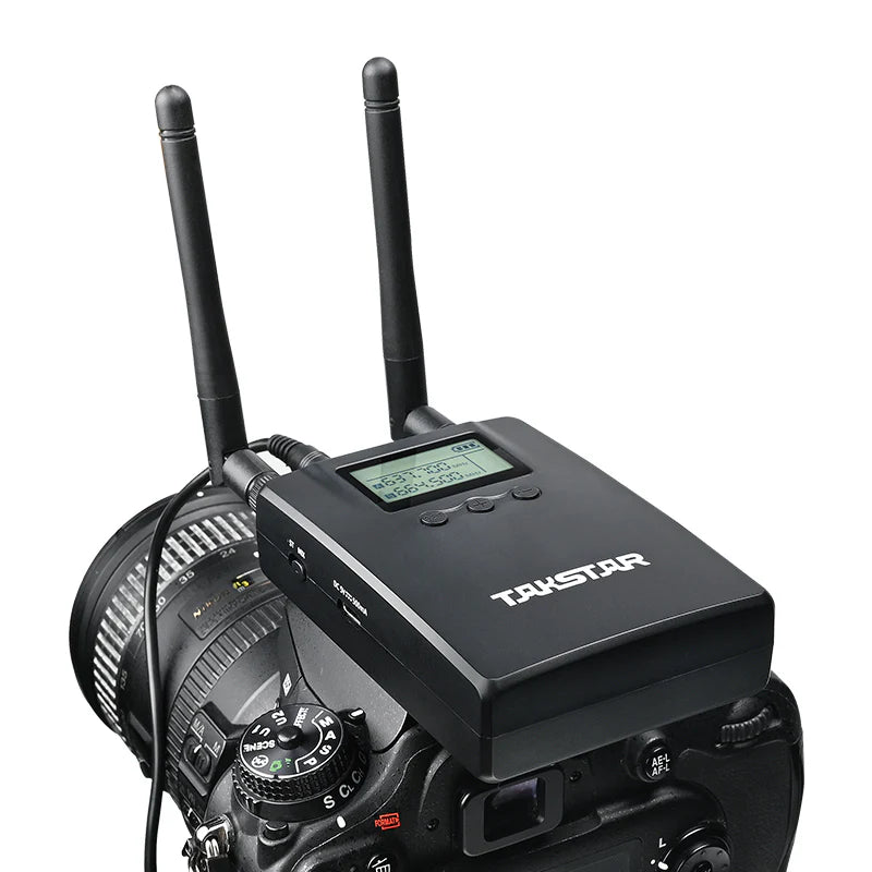 Takstar Sgc-200w R2 Sistema Micrófono De Solapa Inalámbrico 2TX X 1RX