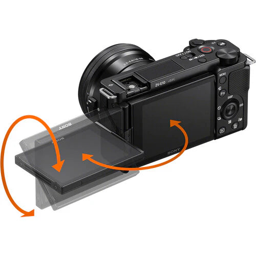Camara Sony ZV-E10 con lente de 16-50 mm