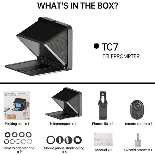LENSGO TC7 Teleprompter Portable