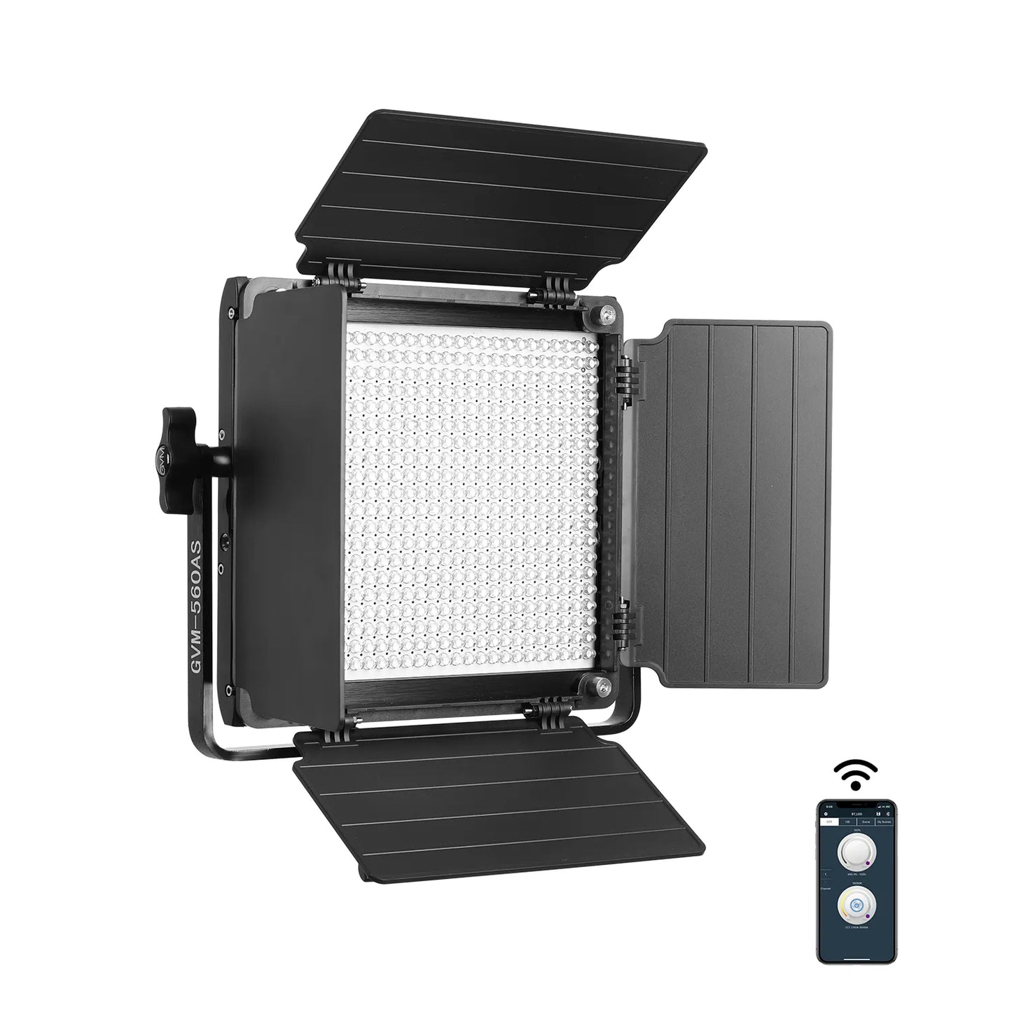 GVM 560AS Set 3x Bicolor 30W Panel LED