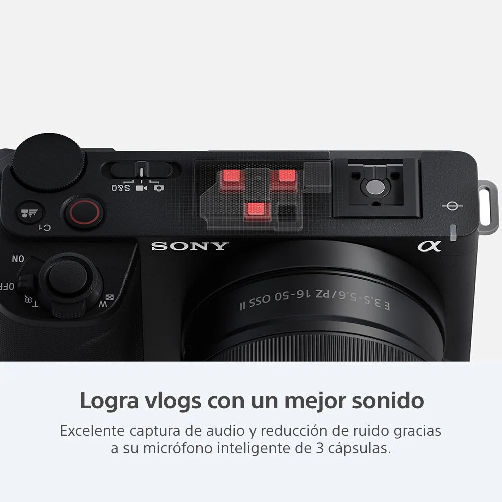 SONY ZV-E10 II LENTE 16-50mm F3.5-5.6 OSS II