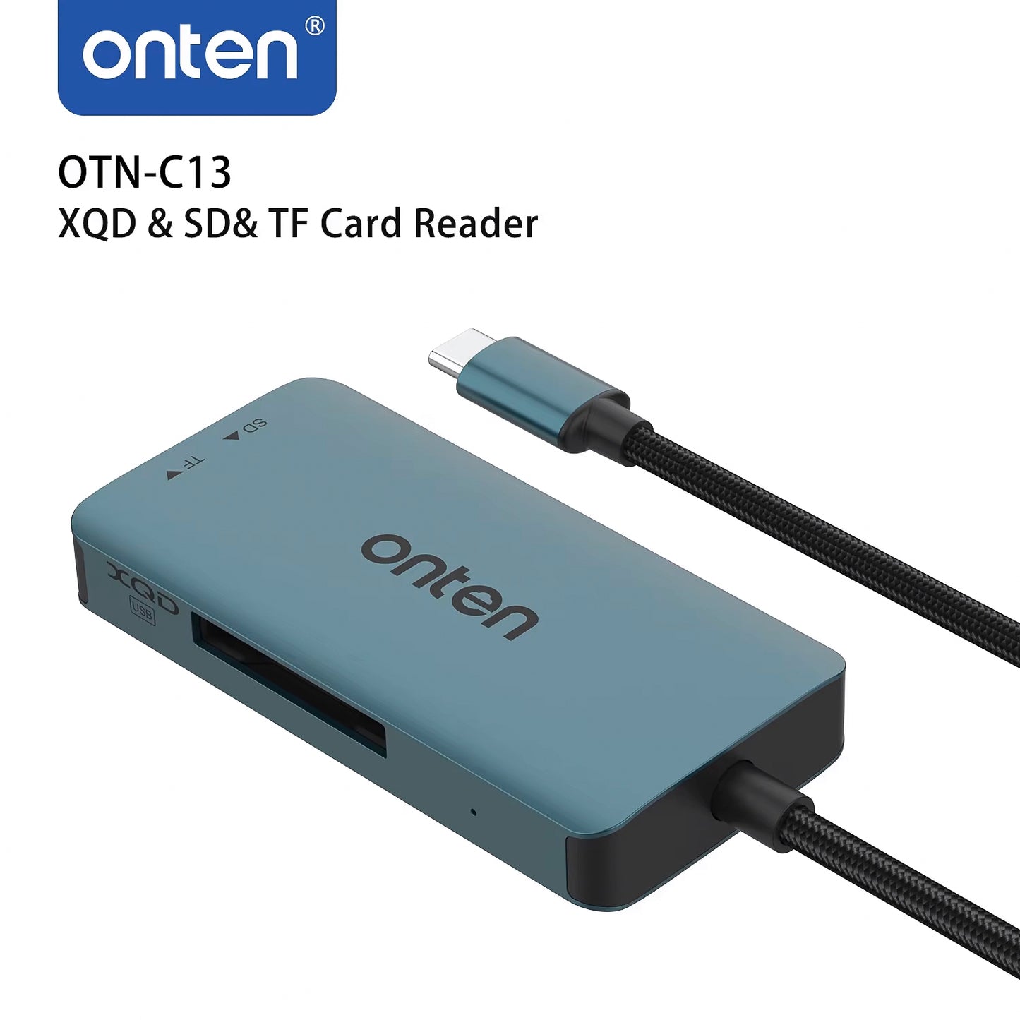 ONTEN-lector de tarjetas tipo C a XQD, SD y TF