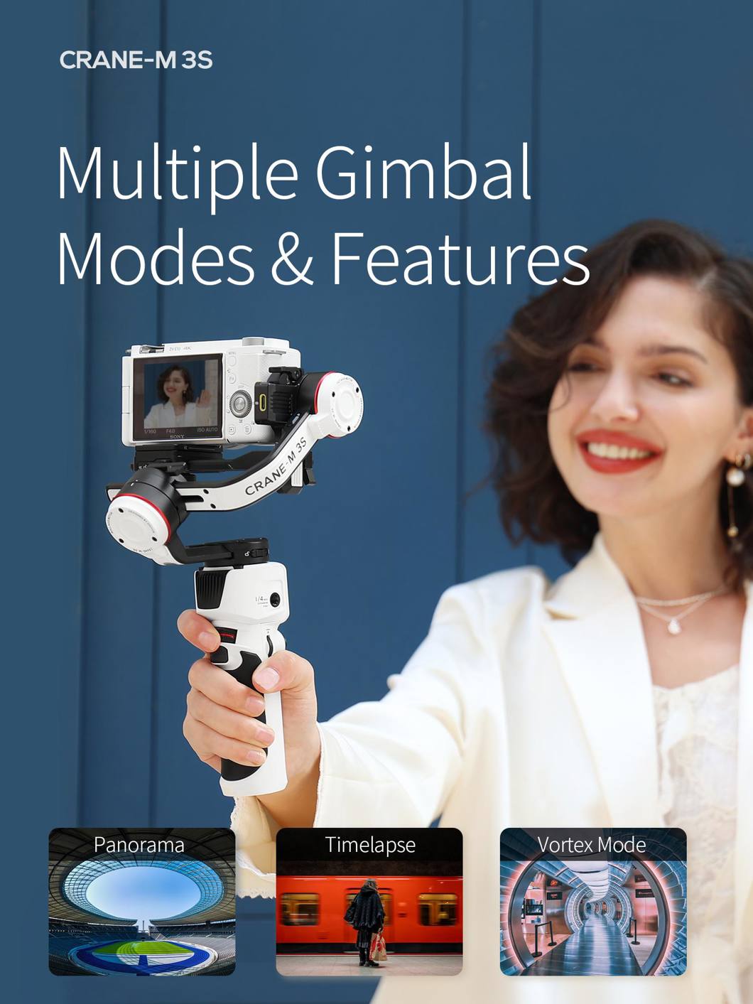 Zhiyun CRANE M3s Celular Camara y Gopro