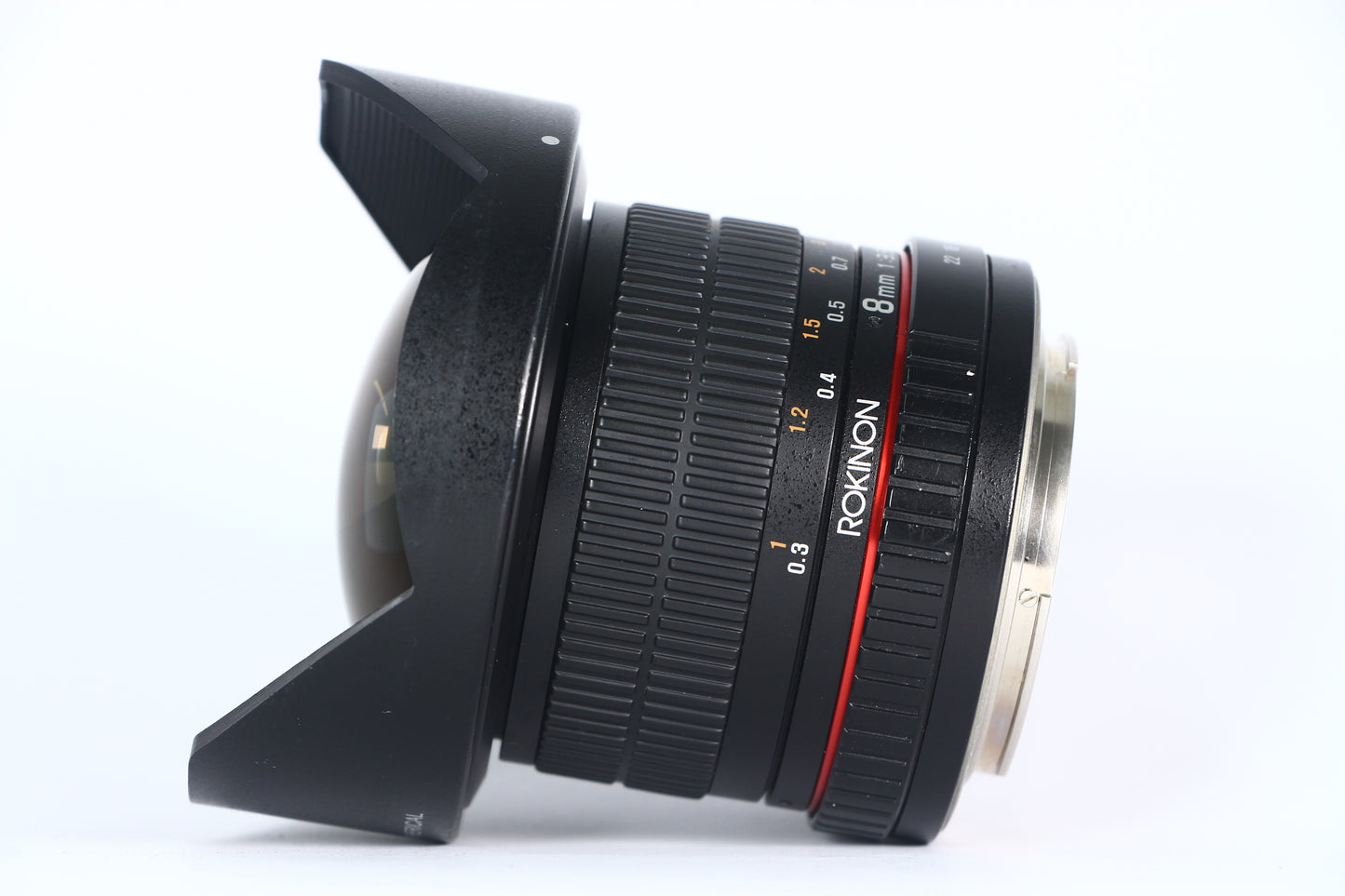 Lente ROKINON 8mm F1:1.5 Cinemaline para CANON. Usado.