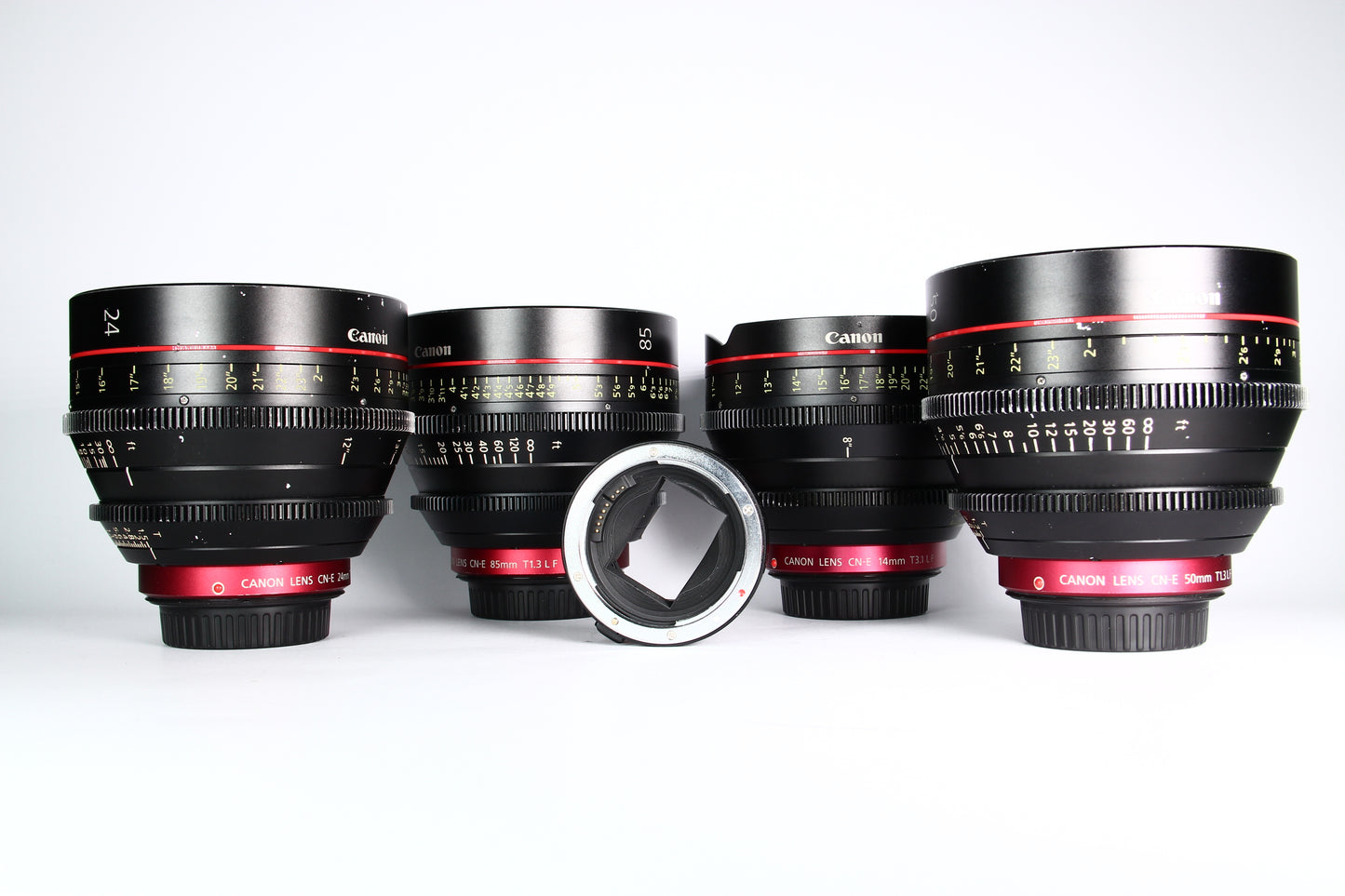 Combo Lentes Canon Cinemaline CN-E. Usados
