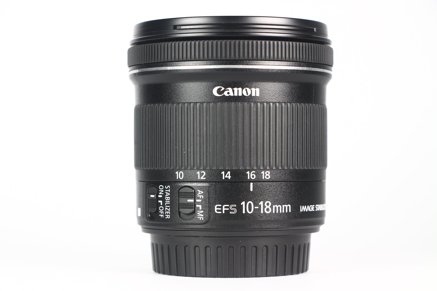Lente CANON EF-S 10-18mm IS STM F4.5-5.6. Usado