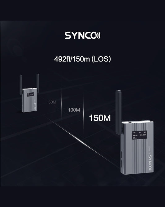 SYNCO WMic-TS Mini Micrófono Inalámbrico UHF