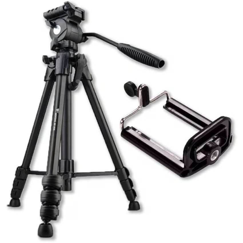 Tripode WEIFENG WT-3958 Fluido Con Soporte Para Celular