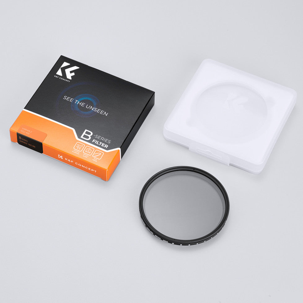 40.5mm - K&F Filtro ND Densidad Neutra Variable 2-400