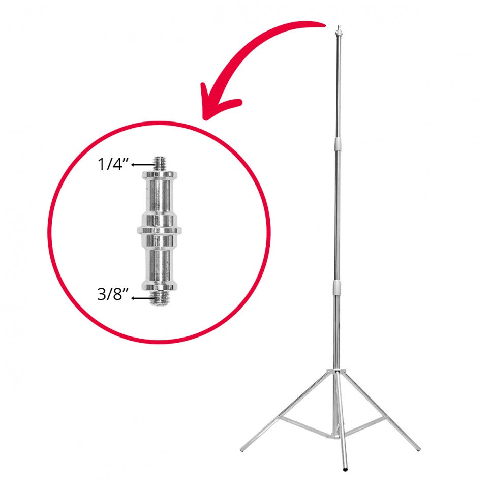 Tripode de Cromado Heavy Duty para Estudio