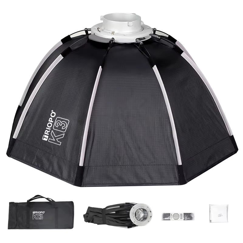 Softbox Octabox Para Montura Bowens Armado Rapido Triopo K3