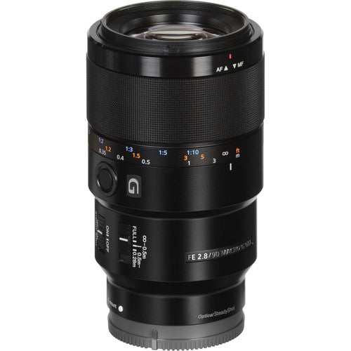 Sony FE 90mm F2.8 Macro G OSS SEL90M28G – Lente macro 1:1 estabilizado