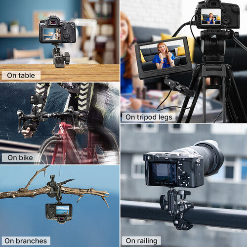 Soporte Pinza Abrazadera Tubo Super Clamp Universal Cabezal Bola Ulanzi R094