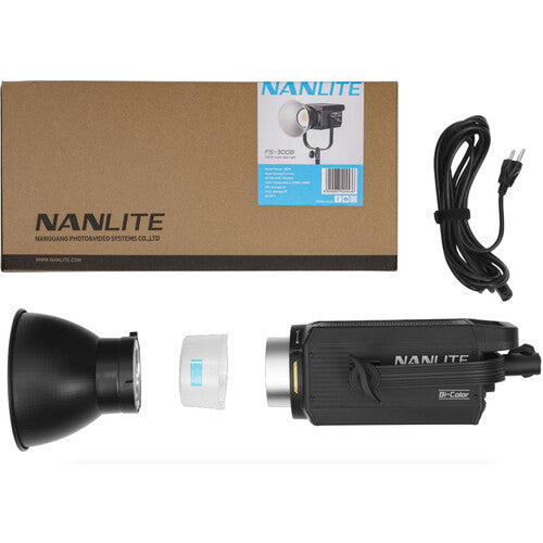 Nanlite FS-300B Luz Led Bicolor Profesional Bowens APP Control