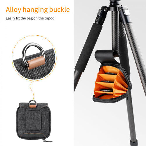 Estuche Para Filtros Circulares 4 Bolsillos K&F Concept