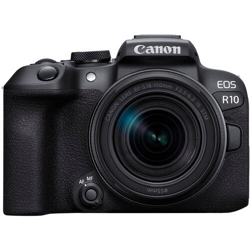 Canon EOS R10 con lente RF-S 18-150mm IS STM