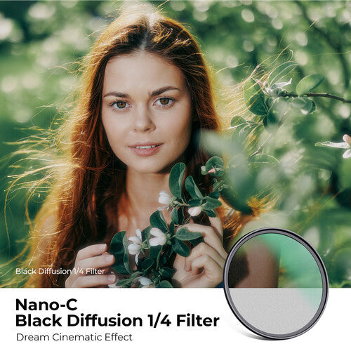 Filtro Black Diffusion 1/4 K&f Concept Difusion Negra