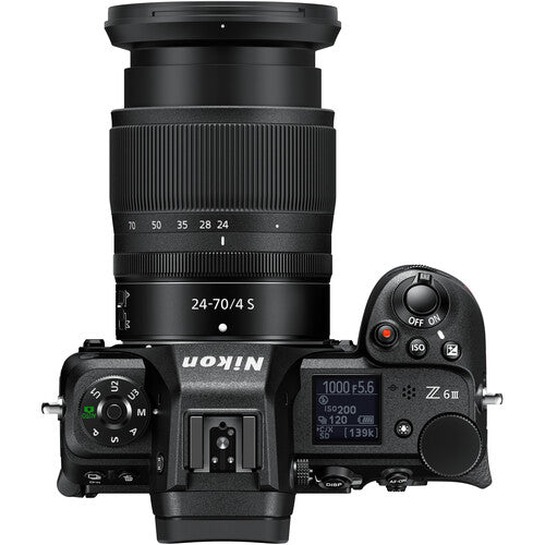 Nikon Z6III Lente 24-70mm F4 (Entrega 2-3 días hábiles)