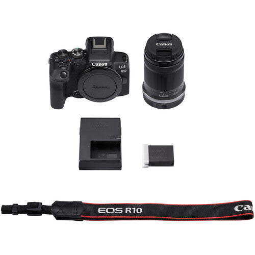 Canon EOS R10 con lente RF-S 18-150mm IS STM