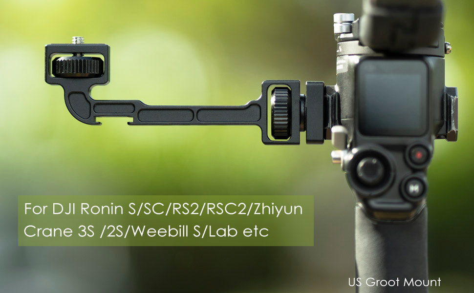 Soporte Brazo Para Estabilizador Extensor Giratorio Doble Tornillo 1/4