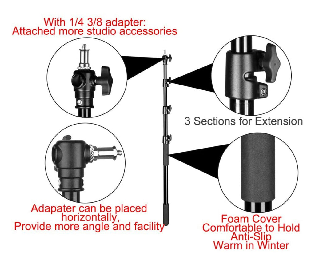 Soporte Monopod De Mano Para Flash o Luz Portatil 230cm