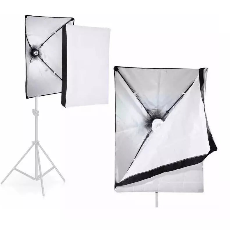 Kit De Iluminacion  X2 Softbox 50x70 Tripode Socket