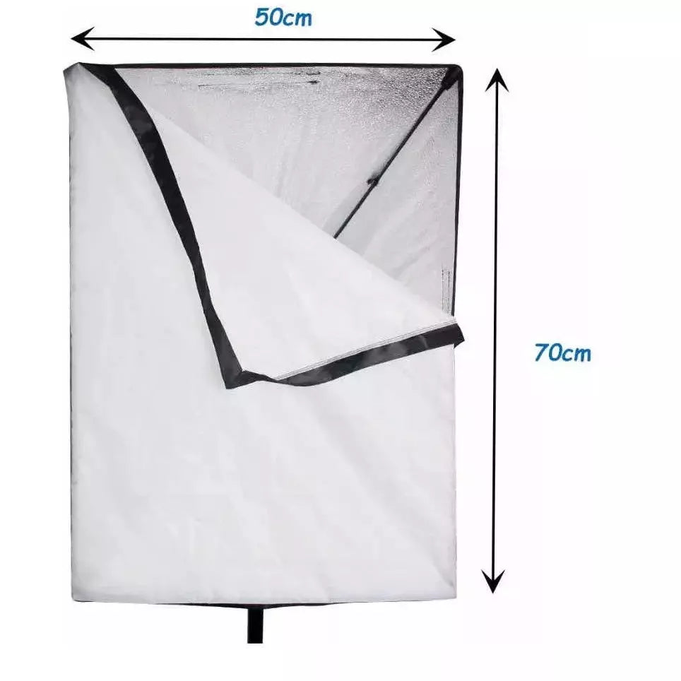Kit De Iluminacion  X2 Softbox 50x70 Tripode Socket