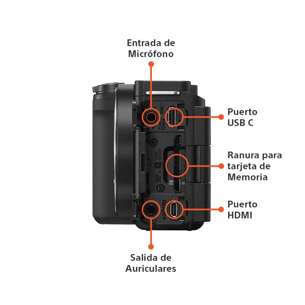 Cámara Profesional SONY ZV-E10 II LENTE 16-50mm F3.5-5.6 OSS II.