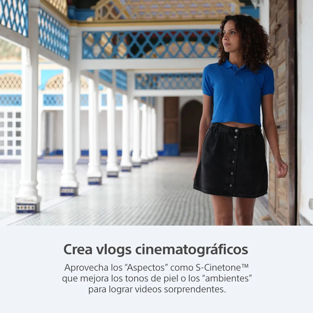 Cámara Profesional SONY ZV-E10 II LENTE 16-50mm F3.5-5.6 OSS II.