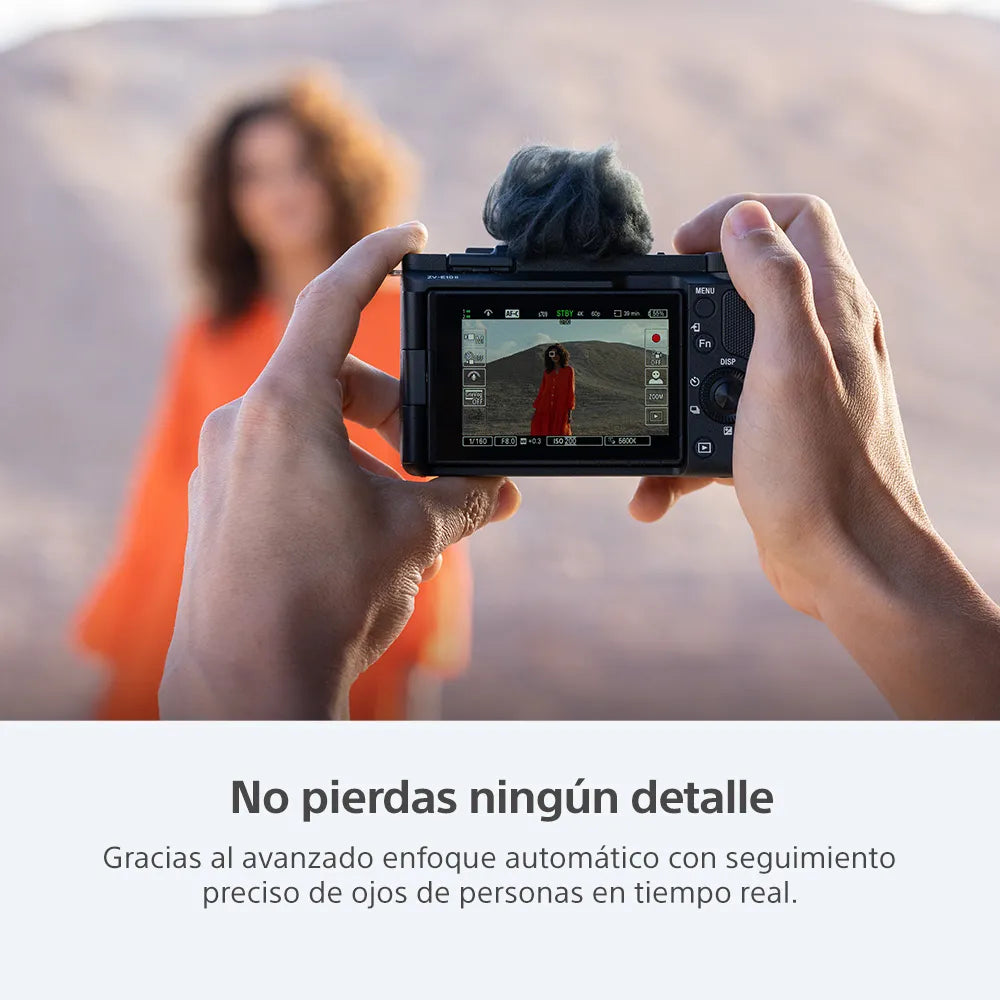 Cámara Profesional SONY ZV-E10 II LENTE 16-50mm F3.5-5.6 OSS II.