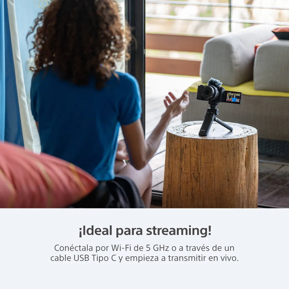 Cámara Profesional SONY ZV-E10 II LENTE 16-50mm F3.5-5.6 OSS II.