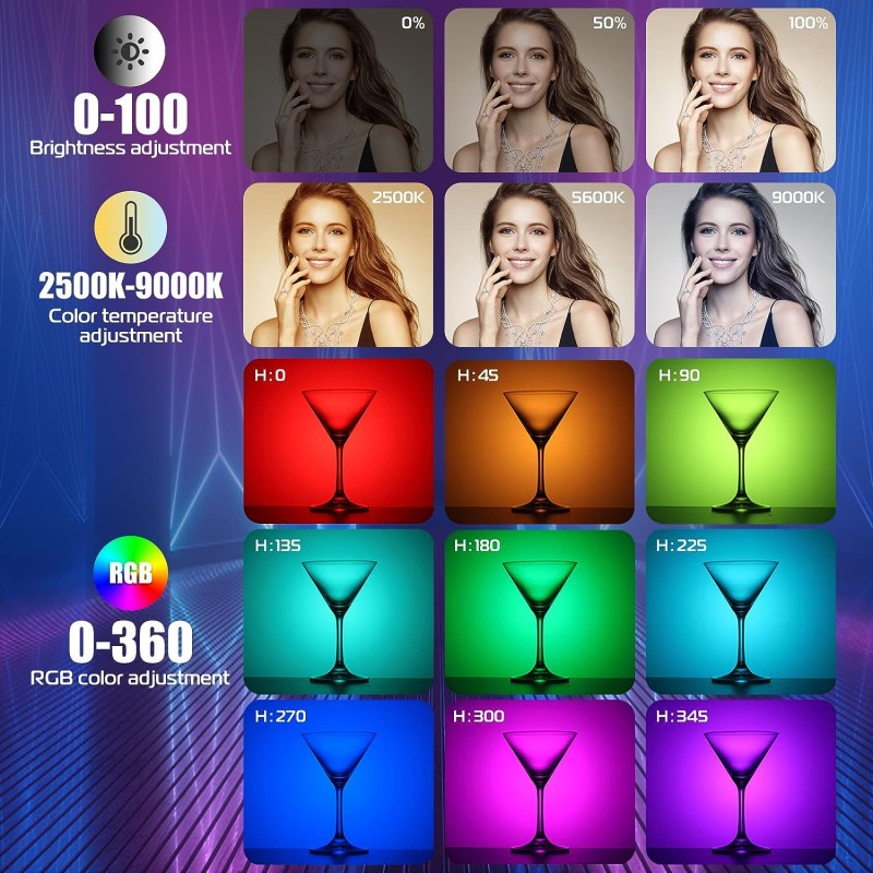Ulanzi VL119 Rgb 2500K-9000K