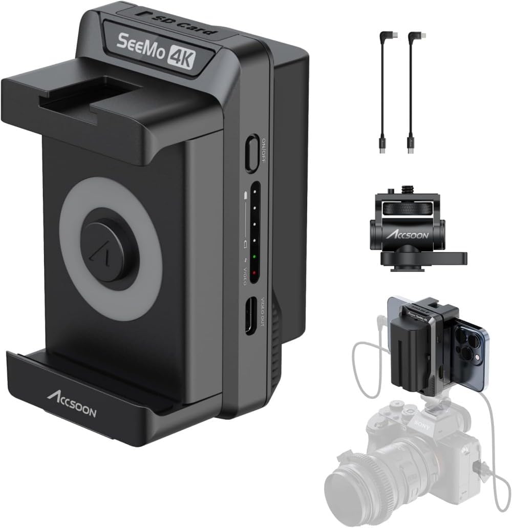 Adaptador Para Usar iPad/ iPhone Como Monitor Streaming Accson Seemo 4k
