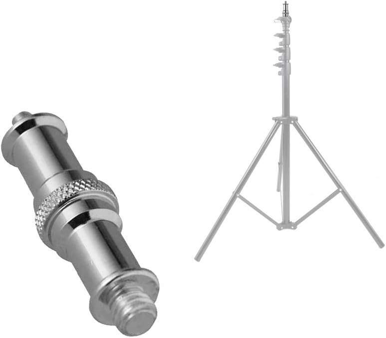 Tornillo Espigo Doble Punta 1/4 Y 3/8 Para Stand De Luz