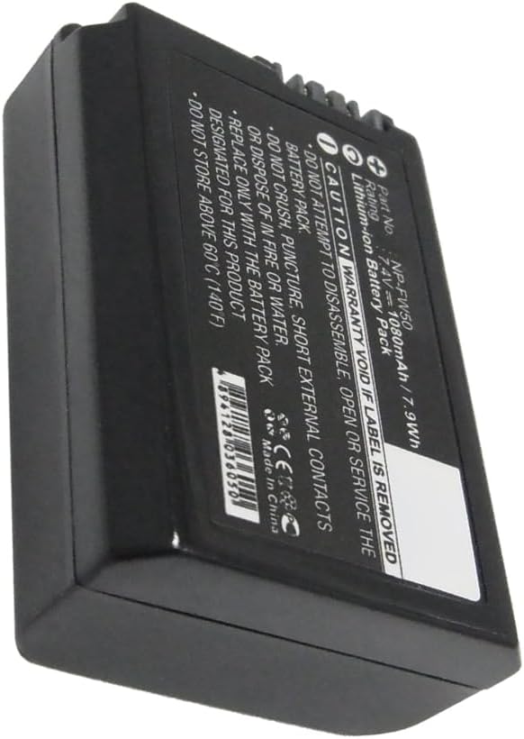 Cargador + Batería NP-FW50 Para Cámaras SONY A6000- A6500- A6300- A7