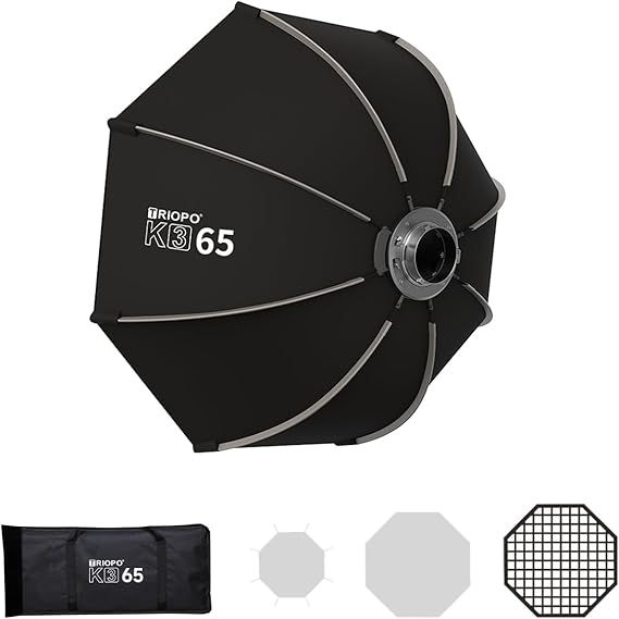 Softbox Octabox Para Montura Bowens Armado Rapido Triopo K3
