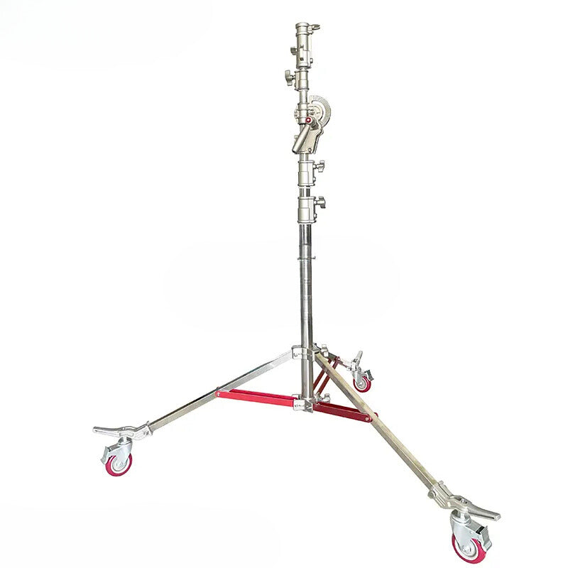 Stand De Luz Jirafa Gigante Acero Estudio Profesional 4.7m