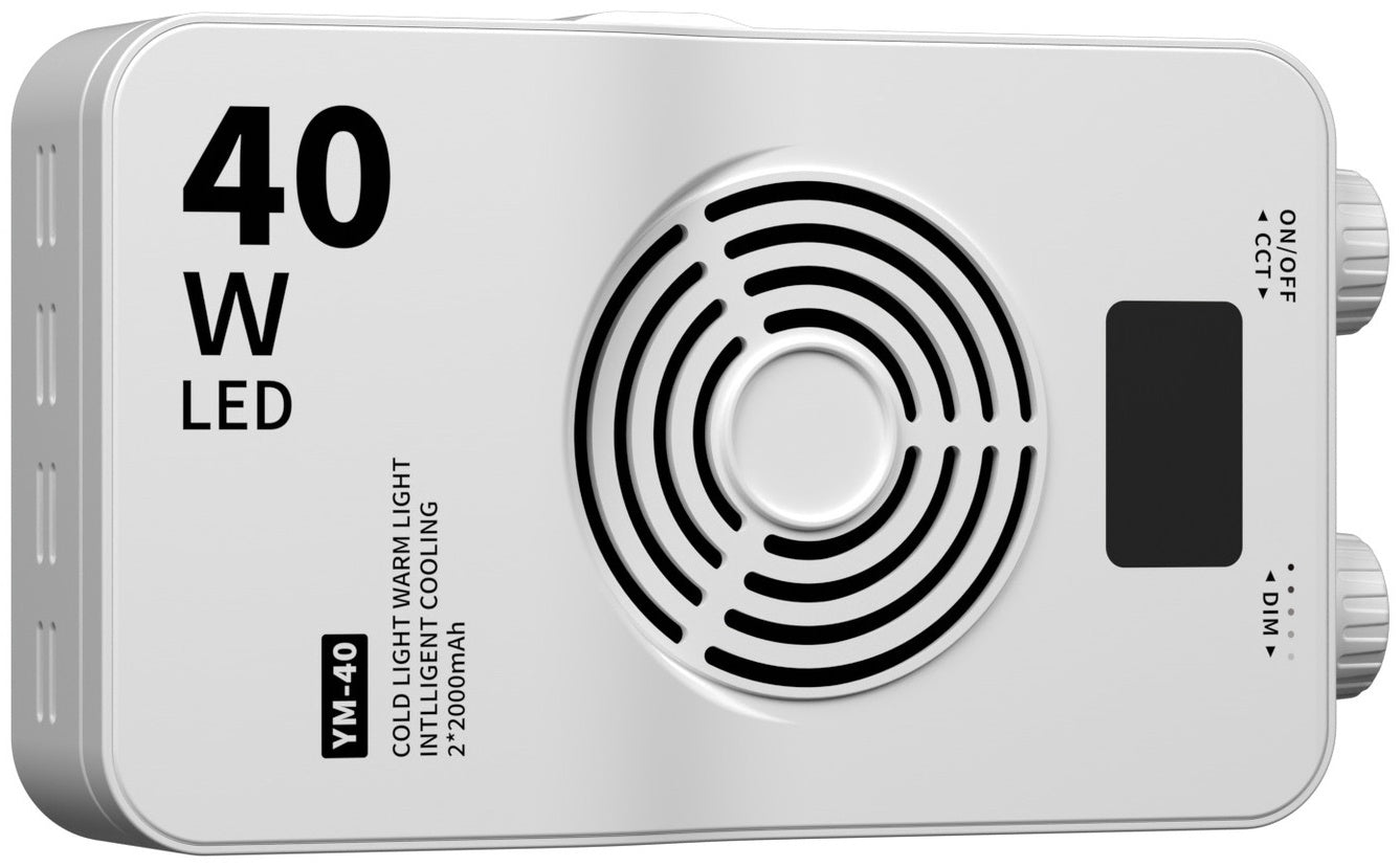 Luz LED Portátil Profesional YM-40 Bicolor 40W Para Foto y Video