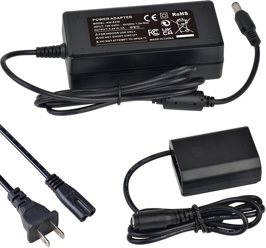 Adaptador Corriente Directa Para Camara SONY de Bateria FZ-100 Sony Alpha A7III A7IV A7C FX3 FX30 A6600 A6700 A7SIII A7RIII A7RIV A7RV ZV-E1 A1 A9 A9II A7III A7IV A7SIII