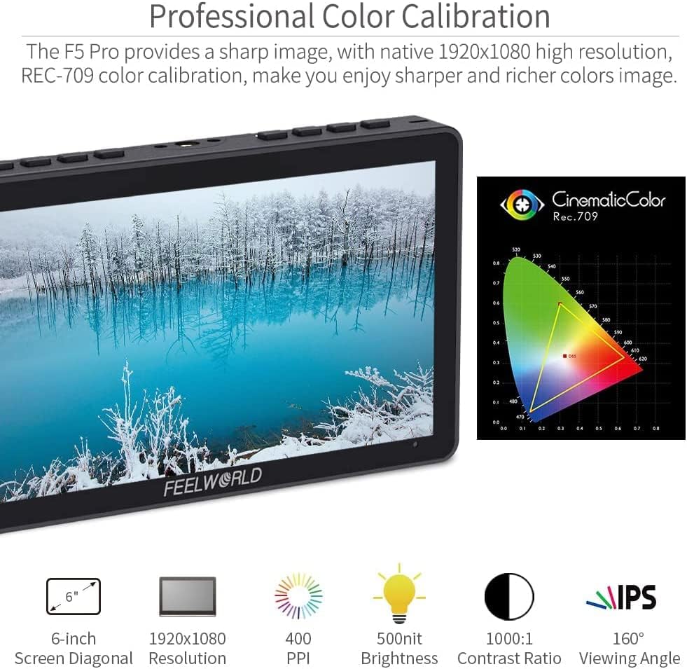 Monitor Para Camaras Feelworld F5 Pro V4