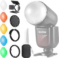 Kit De Accesorios Para Flash Redondos De Fotografia