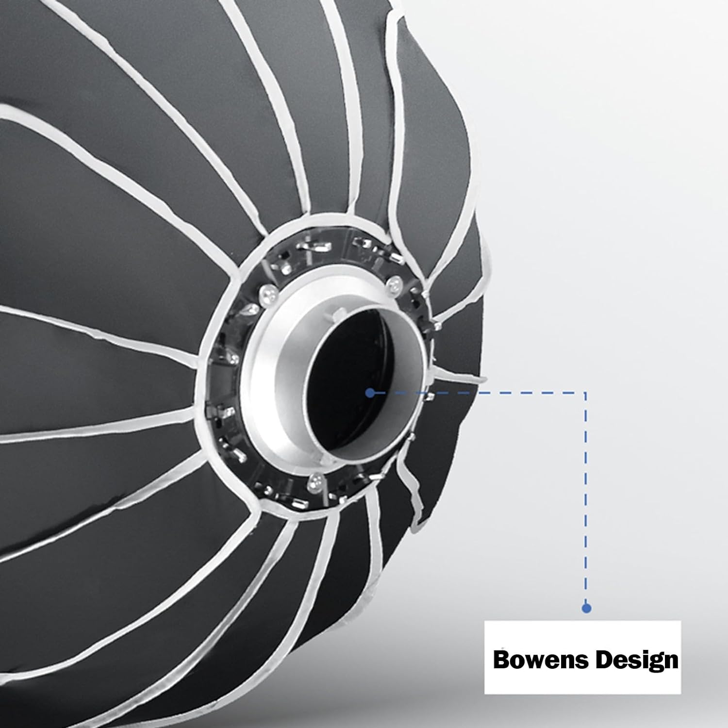 Softbox Dome Light Montura Bowens Con Grid Triopo KP2-70