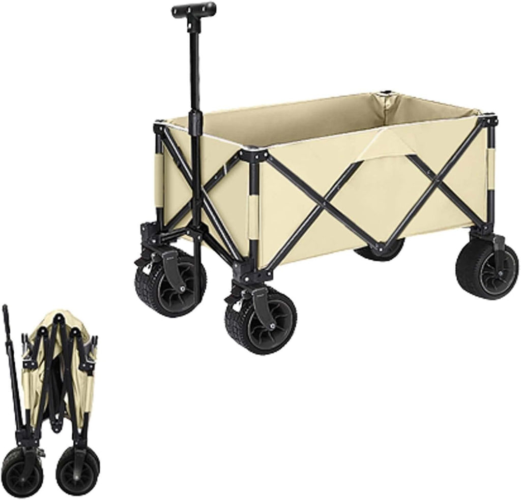 Carrito Plegable Transportador Hasta 100kg Ruedas Grandes