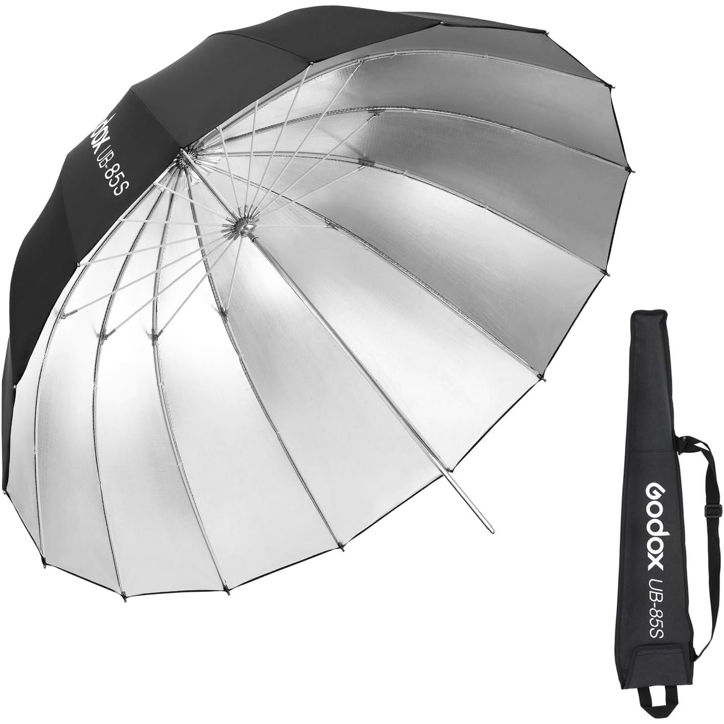 SOMBRILLA TIPO BROLY GODOX UB-85S Y DIFUSOR DPU-85T
