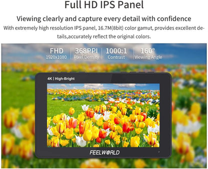 Feelworld F6 Pro 5.5" Monitor 4K para Cámaras