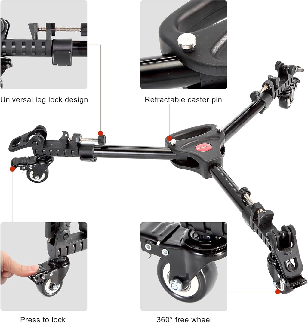 Estrella Dolly De Miliboo Perfecta Para Dar Movimientos Suaves Y Profesionales