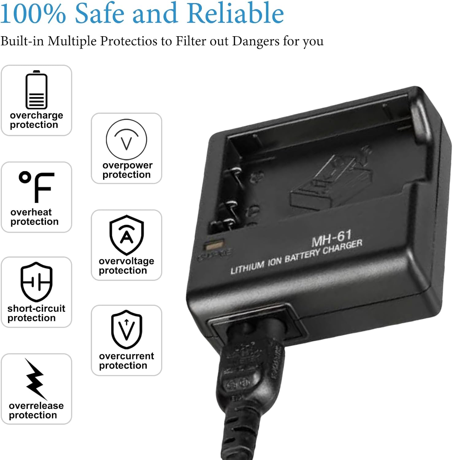 Cargador MH-61 Para Nikon EN-EL5 Coolpix P90 P100 P510 P520