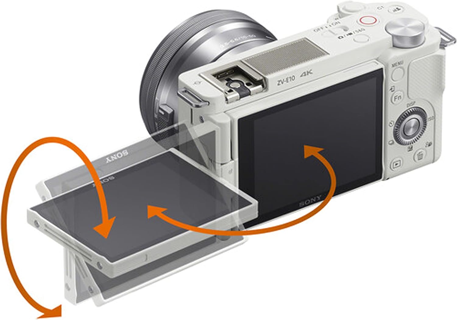 Cámara Sony ZV-E10 con lente de 16-50 mm Edición Blanca